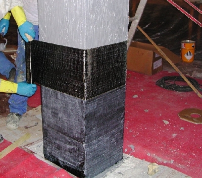 Nghiên cứu giá máy mài sàn bê tông, tấm vữa bằng vải dệt carbon giúp gia cố kết cấu bê tông bền chắc
